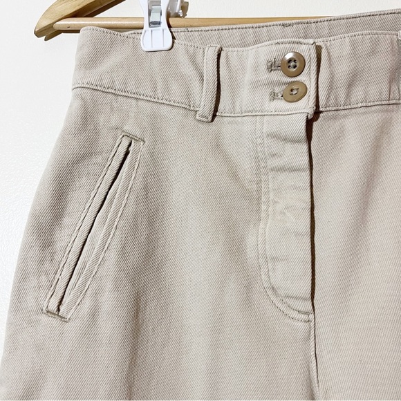 Wilfred Free Aritzia Modern Cargo Pants Khaki High Waisted Women’s 4 - Picture 4 of 12